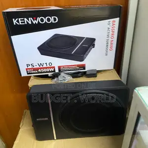 Kenwood Ps W10 10-Inch Compact Powered Car Subwoofer – 4500w Peak Bas