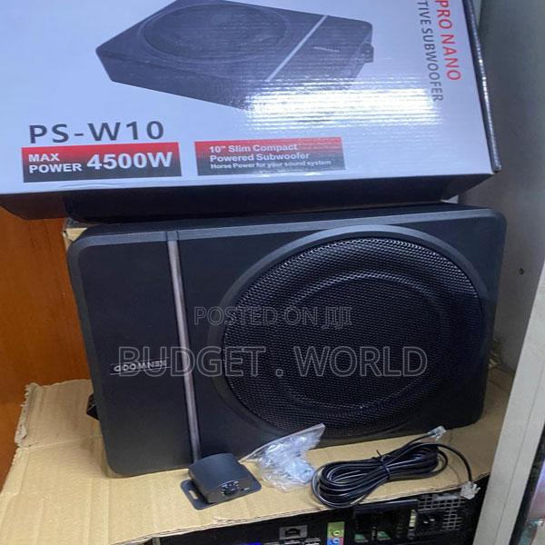 Kenwood Ps W10 Underseat Subwoofer – 4500w Compact Active Bass Speaker