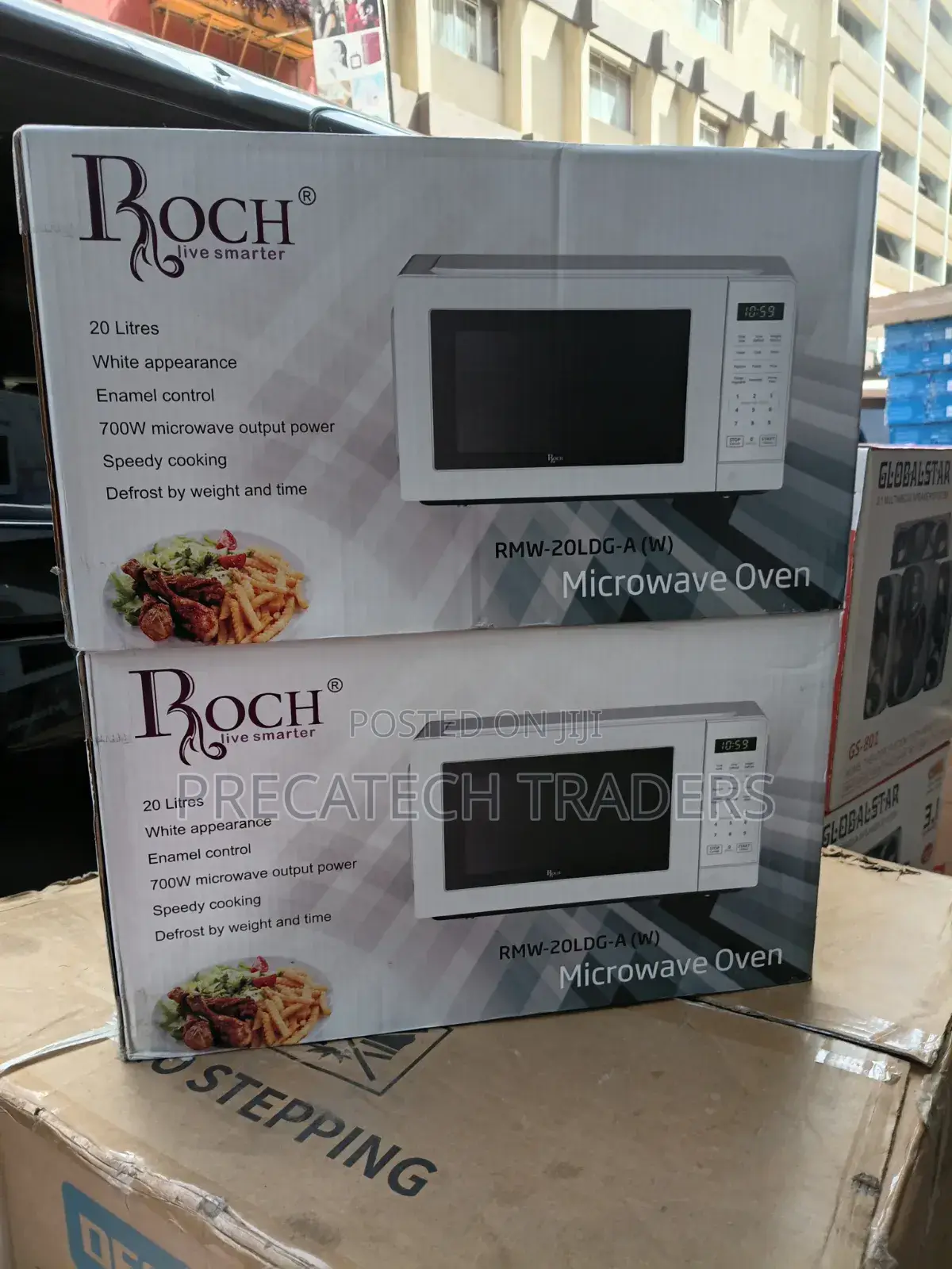 Roch 20l White Microwave Oven – Digital Control