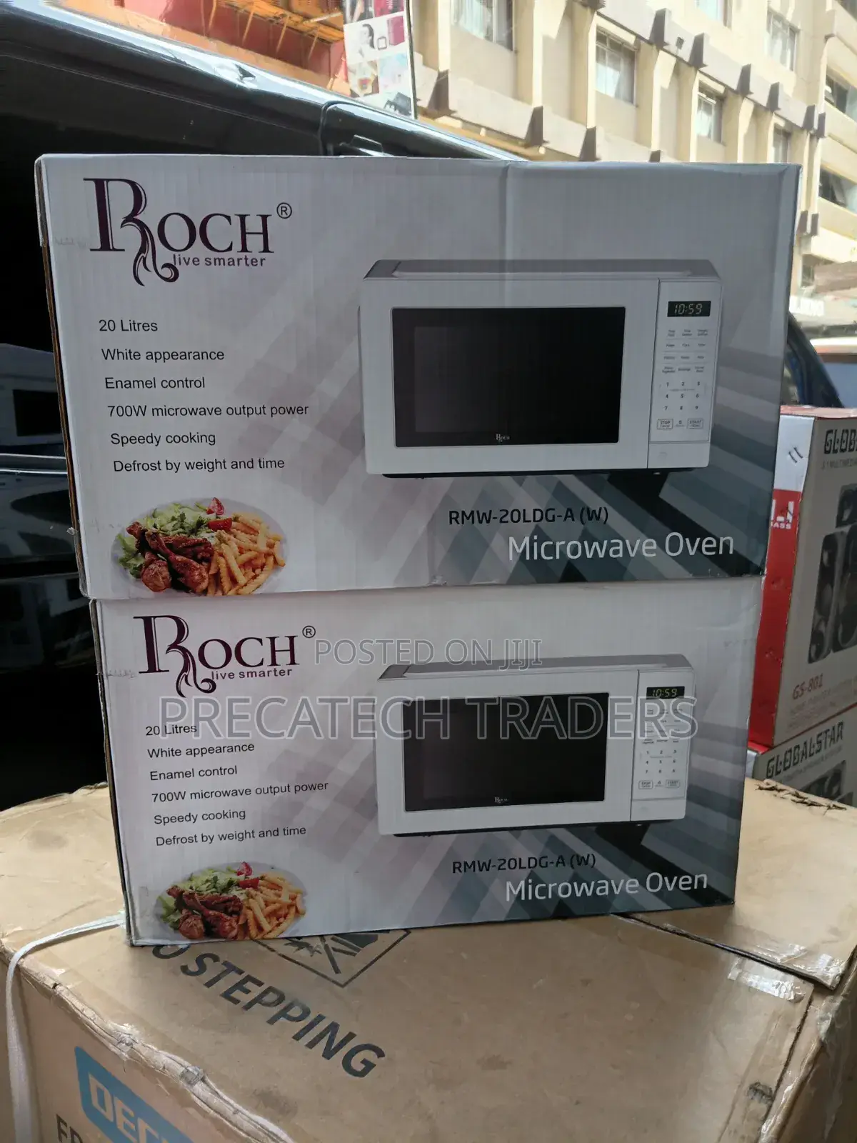 Roch 20l White Microwave Oven – Digital Control