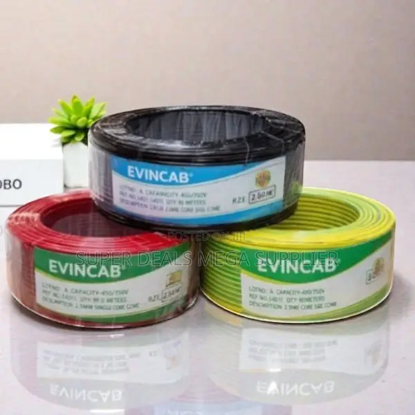 Industrial 1.5mm 90m Metres Single Core Electrical Wiring Cable