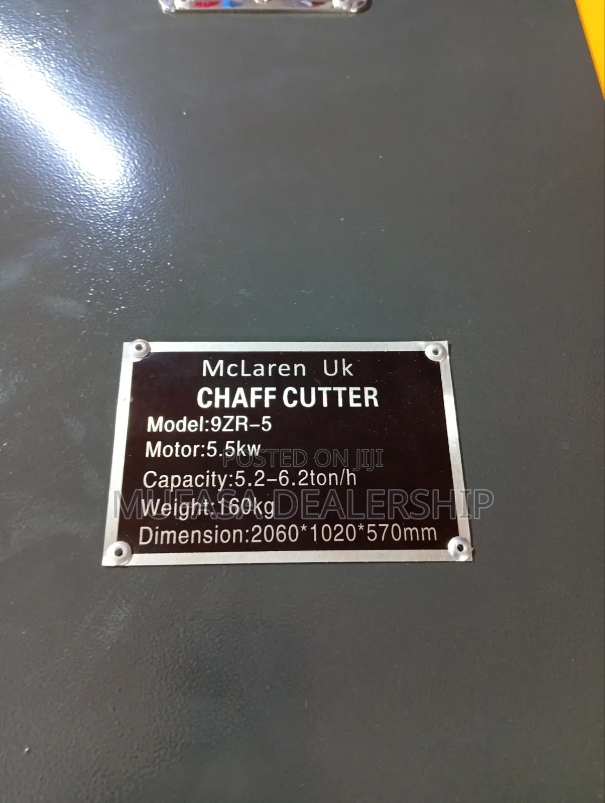 Ideal Chaff Cutter for Large Scale