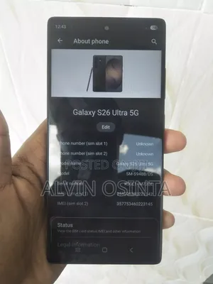 Samsung Galaxy S26 Ultra 5G 1 TB Black