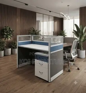 Office Workstation; One User Blue Office Cooperation Station