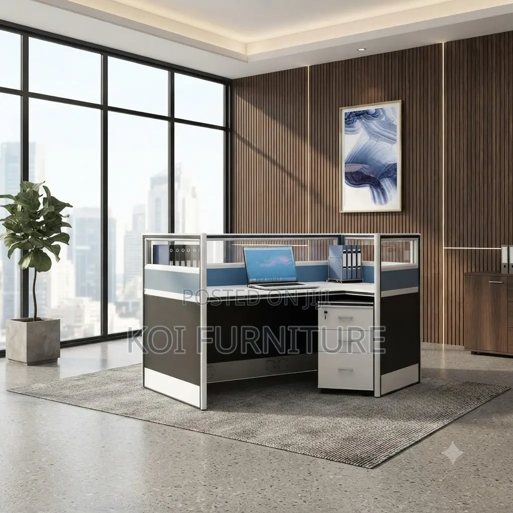 Office Workstation; One User Blue Office Cooperation Station