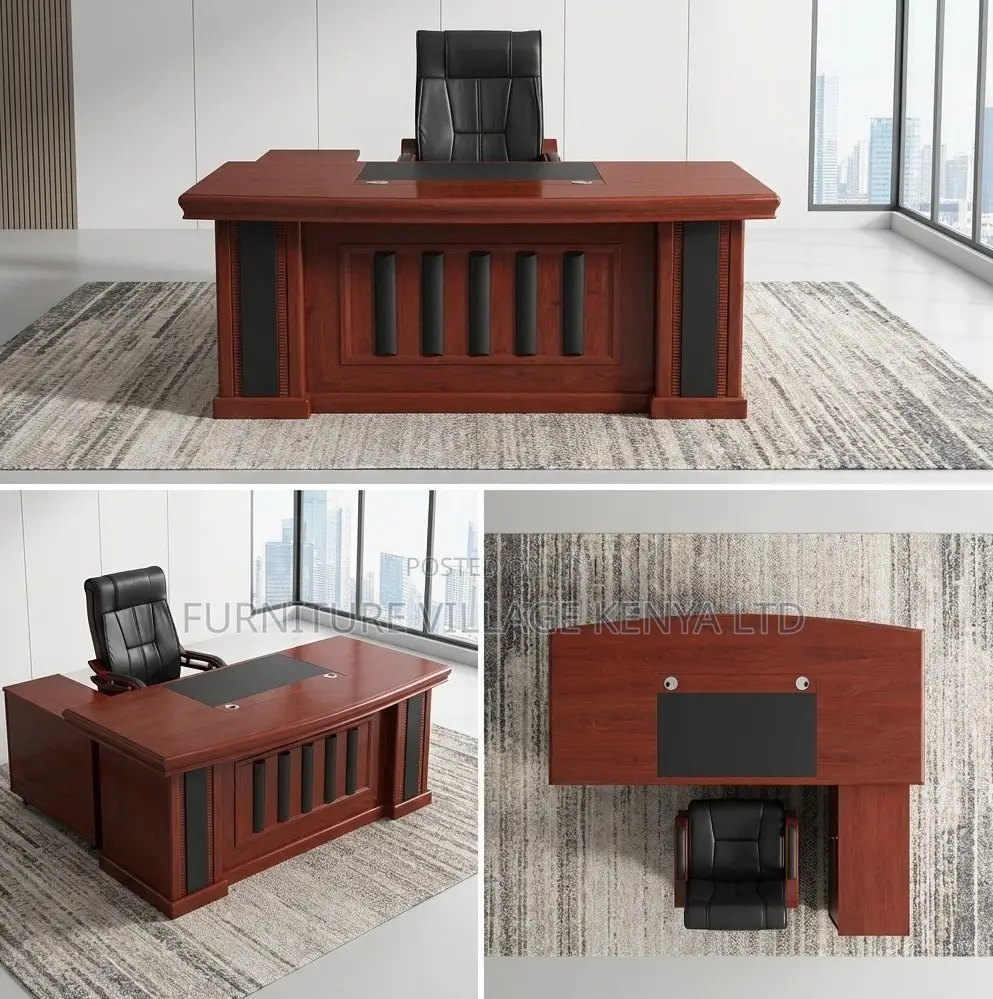 1800mm Mahogany Executive Office Table