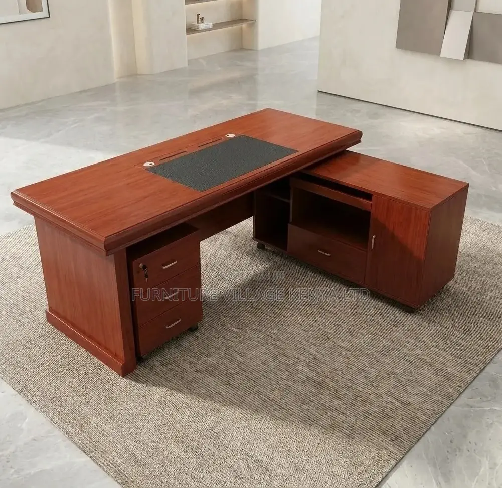 1800mm Mahogany Executive Office Table