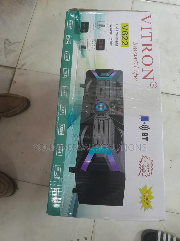 *Vitron Xbox Speaker With Bluetooth,Usb,Mp3, Fm Radio Ac/Dc V622
