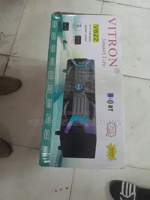 *Vitron Xbox Speaker With Bluetooth,Usb,Mp3, Fm Radio Ac/Dc V622