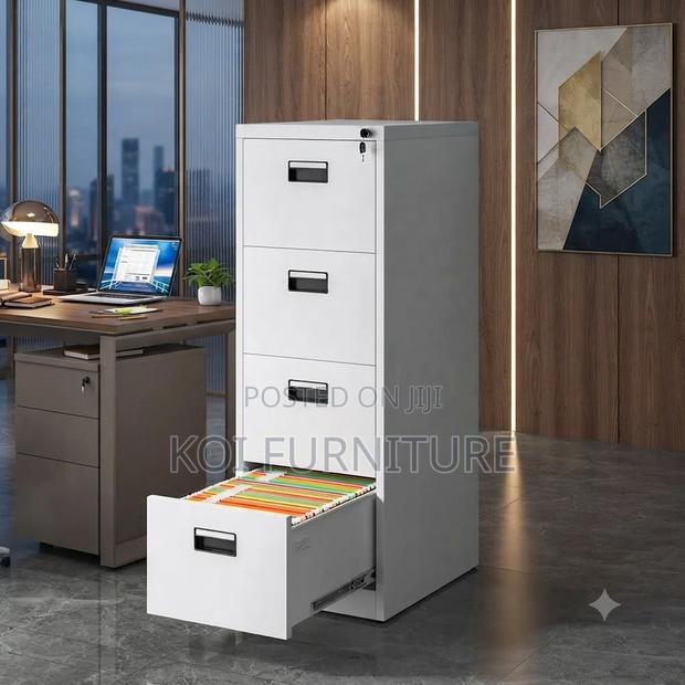 Office Cabinet; Four Lockers Drawer Proer Steel Office Store Cabinet