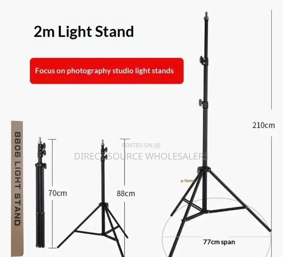 Adjustable Tripod Stand for Photography, Video Live Streaming