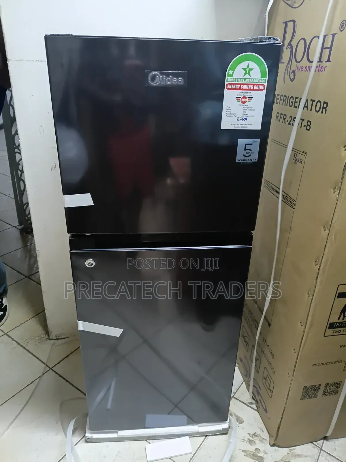 Midea 187l Double Door Top Freezer Refrigerator