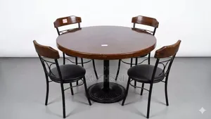 Mahogany Round Dinning Table