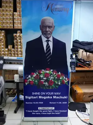Funeral Roll Up Banners Available