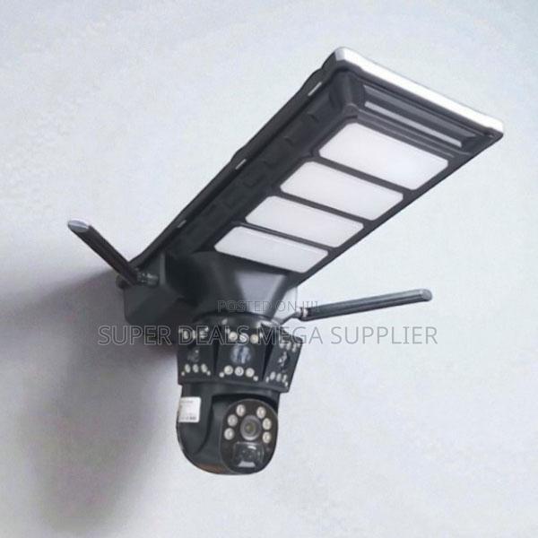 4g PTZ Sim Card Motion Tracking Camera With Solar Street Light