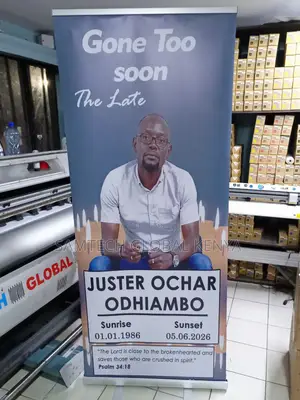Funeral Roll Ups Available