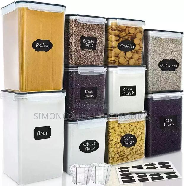 10pcs Food / Cereals Storage Containers