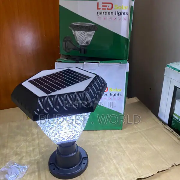 Premium Solar Outdoor Pillar Light – Waterproof RGB Led Garden Lamp