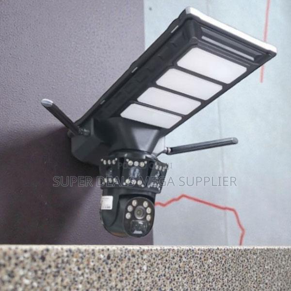 4g Simcard PTZ Human Movement CCTV Camera Solar Street Light