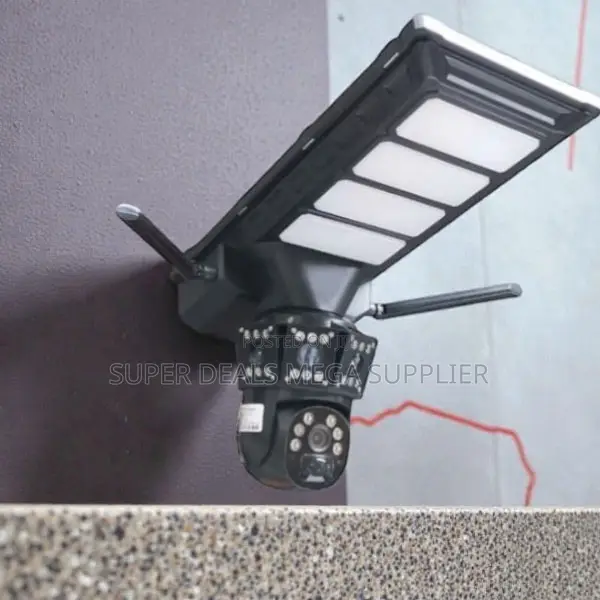 4g Simcard PTZ Ai Auto Tracking CCTV Camera Solar Street Light