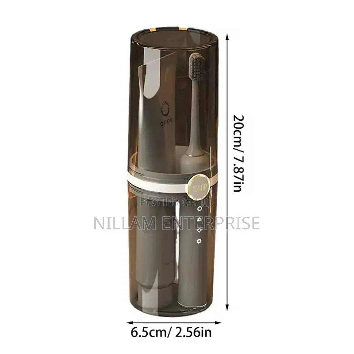 High Quality Bigger Portable Travel Toothbrush Holder