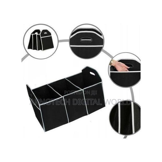 Foldable Carboot Organizer Bag With Multiple Compartments for Storage - thumbnail 2