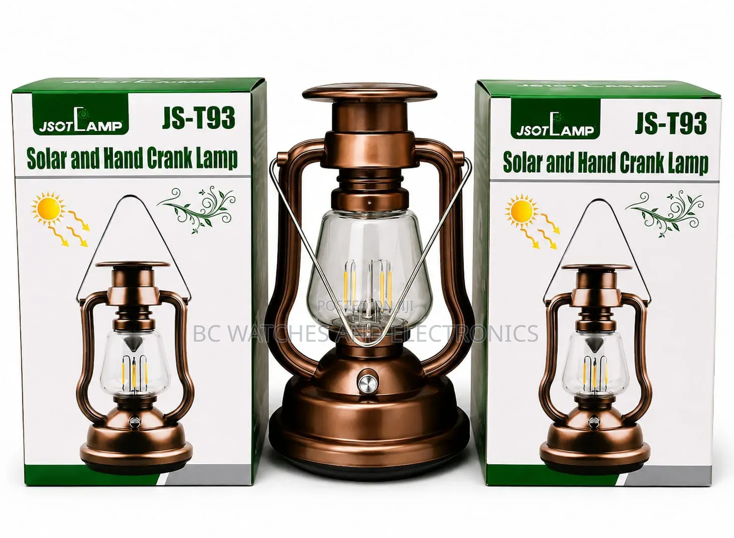 Jsot Lamp Js-T93 Solar and Hand Crank Lamp