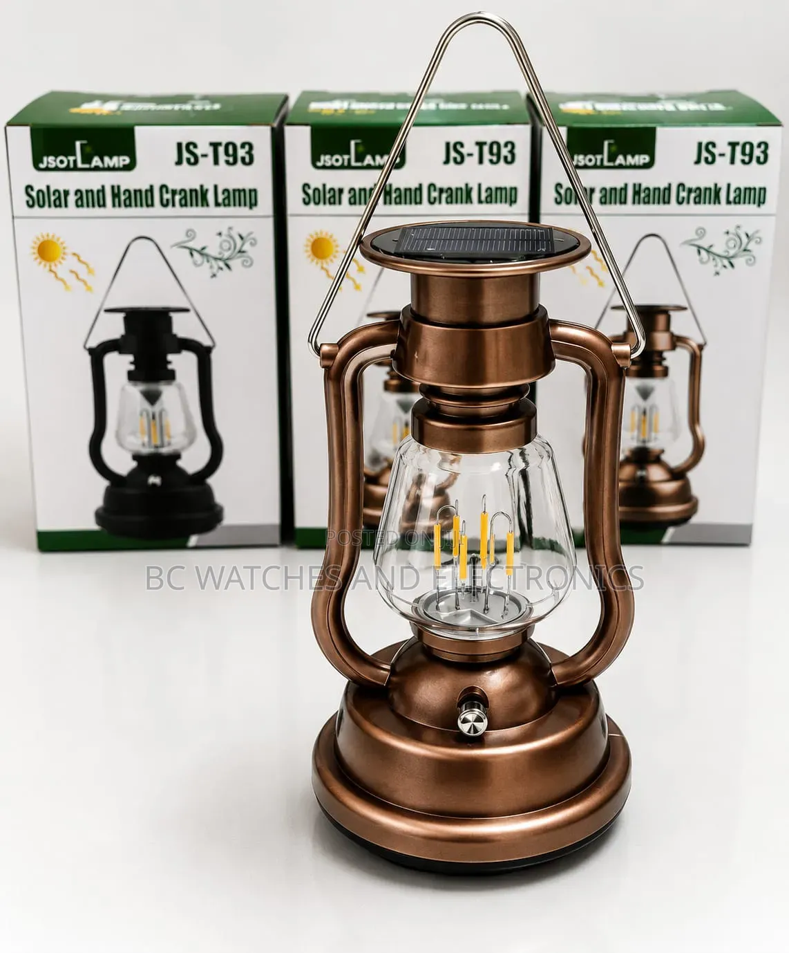 Jsot Lamp Js-T93 Solar and Hand Crank Lamp