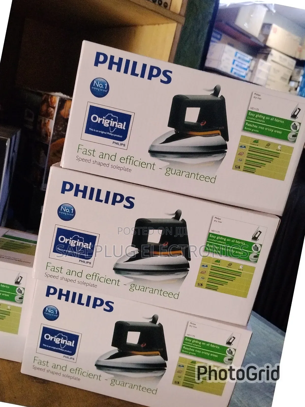 Philips Dry Steam Iron Box – High Performance Keep Your Clothes Neat