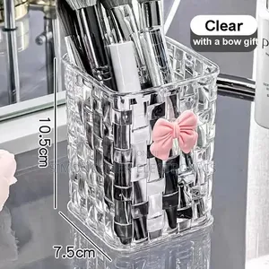 Acrylic Makeup Brushes Storage /Desk Organizer