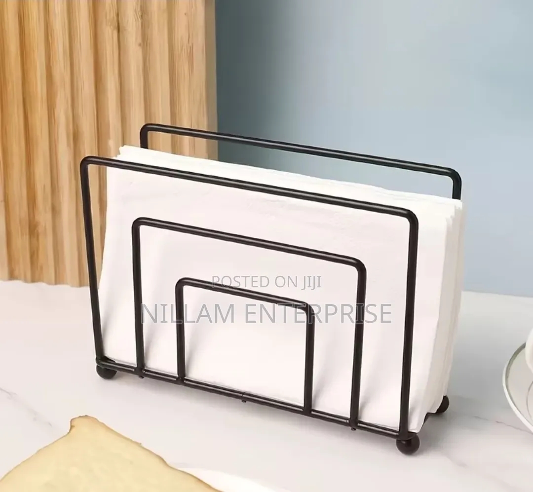 Modern Minimalist Style Metallic Serviettes Holder