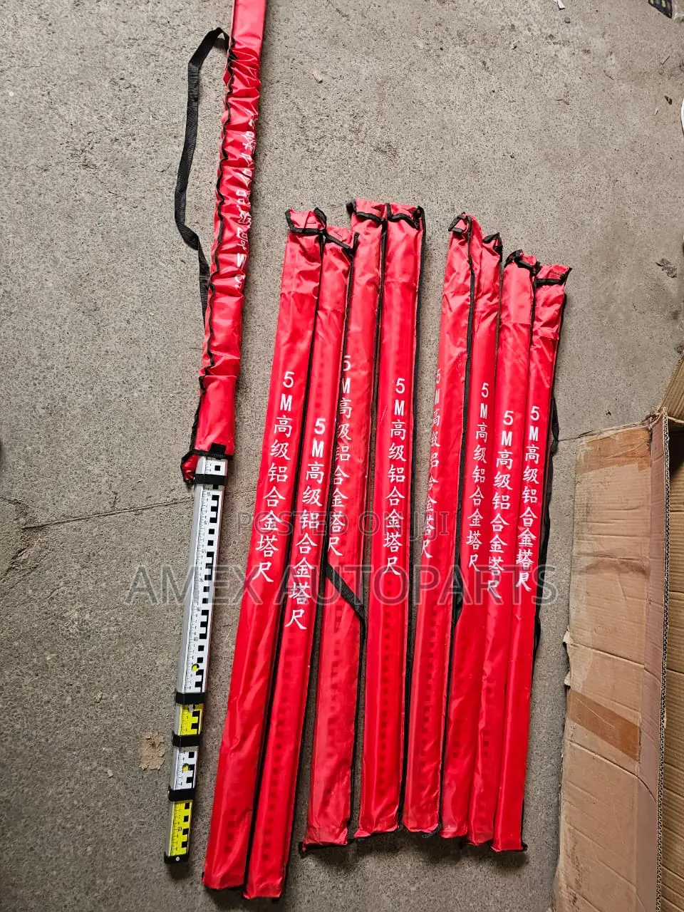 Aluminum Levelling Staff (5m 5 Section)