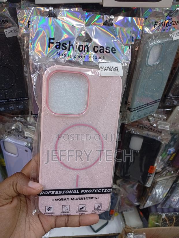 iPhone 14 Pro Max Translucent Candy-Pink Finish Case
