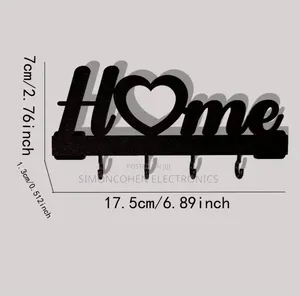 Aluminum Metal Wall Art No Drill Adhesive Key Holder