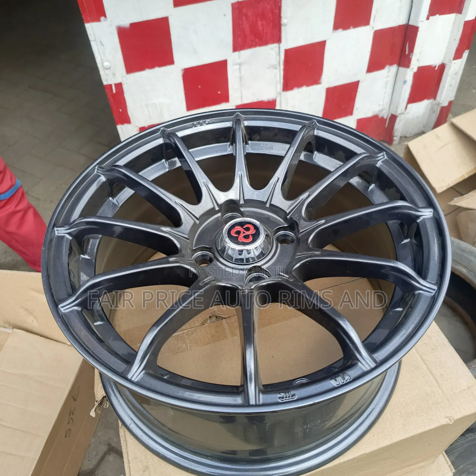 Size 15/4/100 Sports Rims Semi Offset