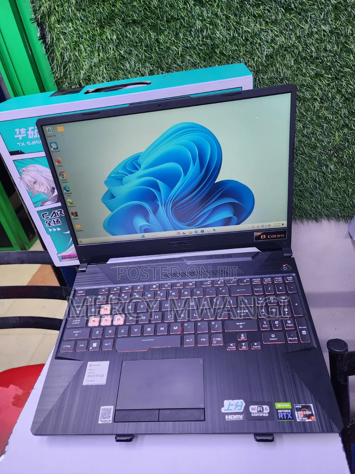 Laptop Asus TUF Gaming A15 16GB AMD Ryzen 7 SSD 512GB