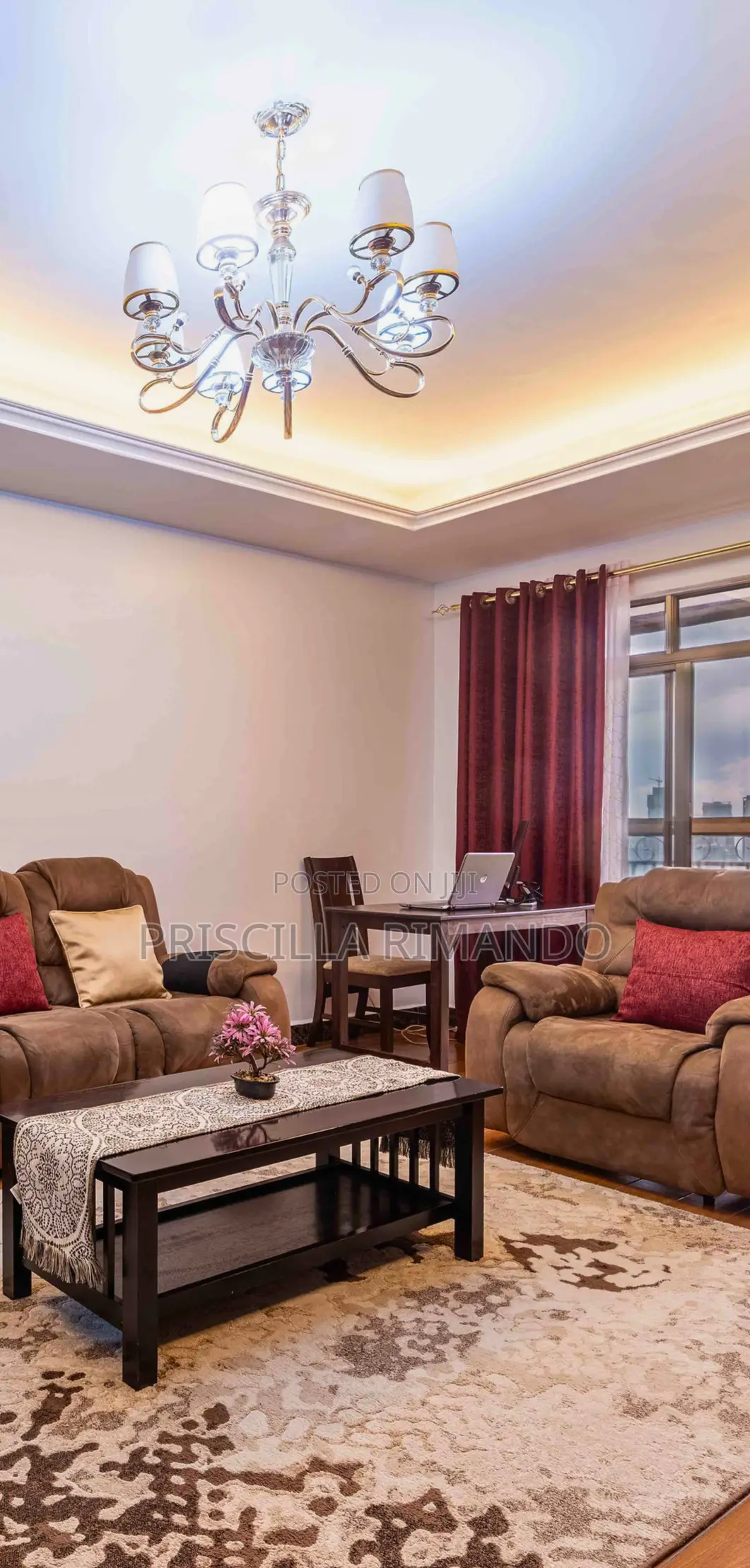 Modern 2-Bedroom Apartment in Kilimani|Gym, Balcony,Wifi, Backup Power
