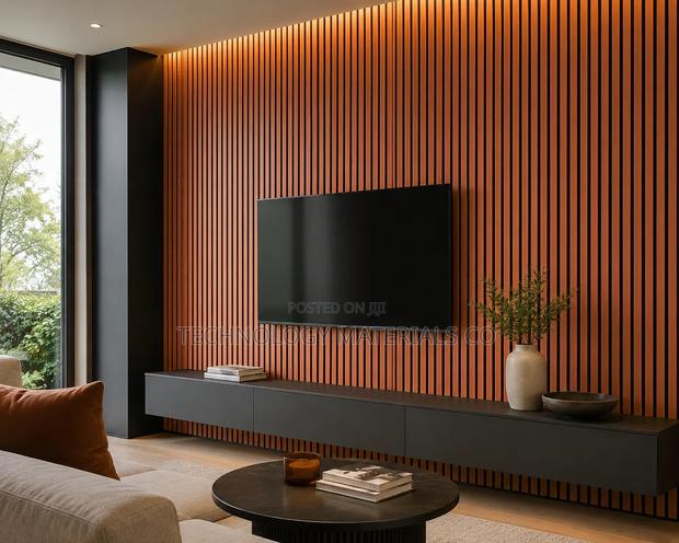 Acoustic Slat Wood Panel | Decorative Wooden Interior Wall Cladding