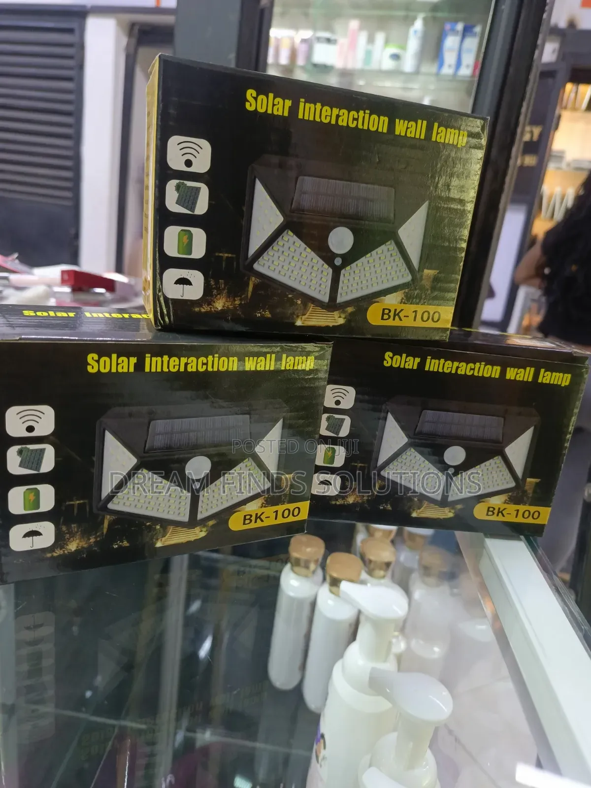 Bk-100 Solar Interaction Wall Lamp - 100 Led Outdoor Motion Sensor
