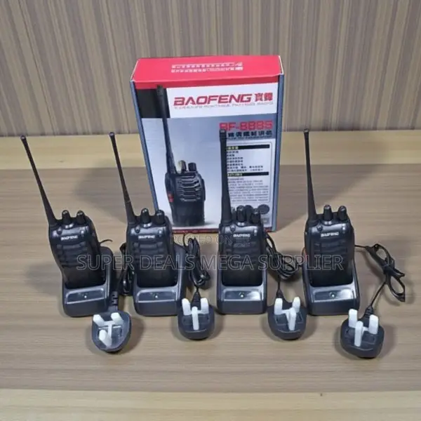 Baofeng Bf-888s 1500mah Battery Walkie Talkie Set 4 Pieces