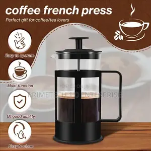 800ml French Press Coffee Maker | Stainless Steel Coffee Tea Brewer