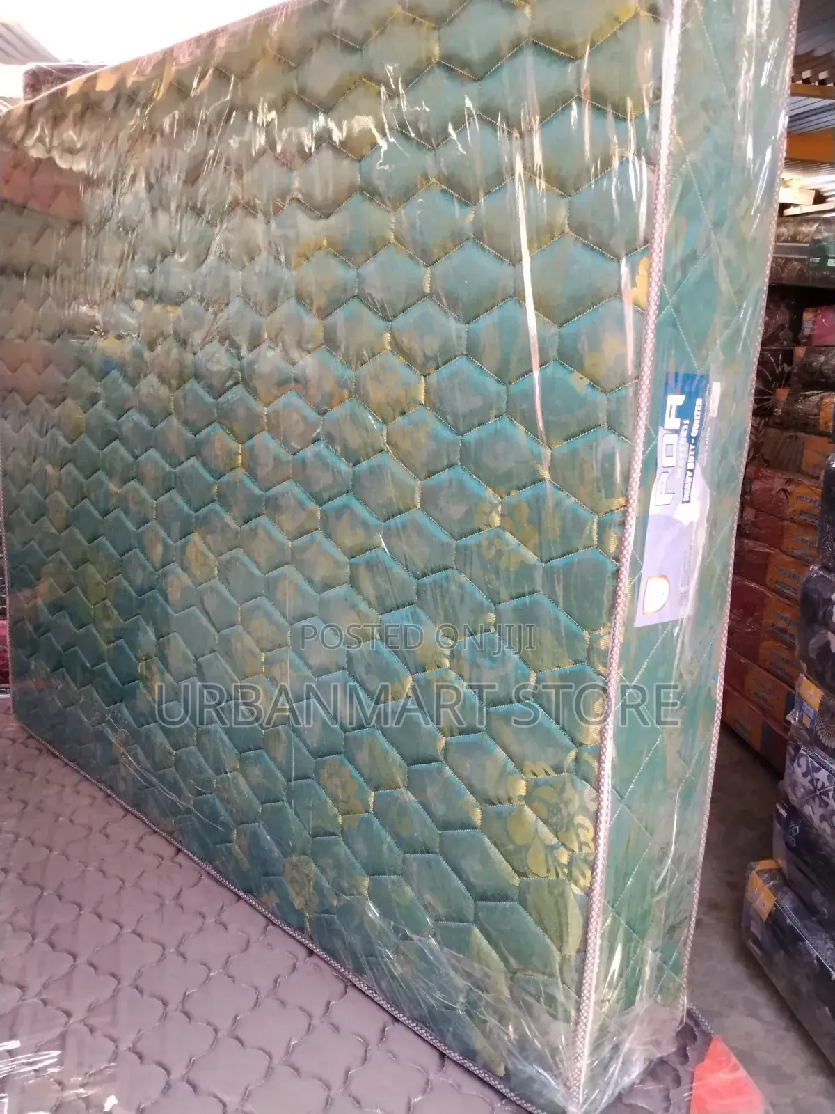 Jumbo Quilted Mattress 5x6 10 Inch Non-Sinking Foam