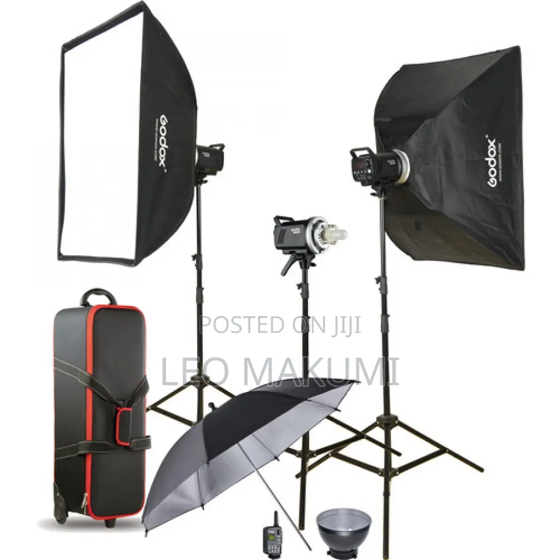 Godox Ms300 Studio Strobe Kit 3 Professional Photography Lights