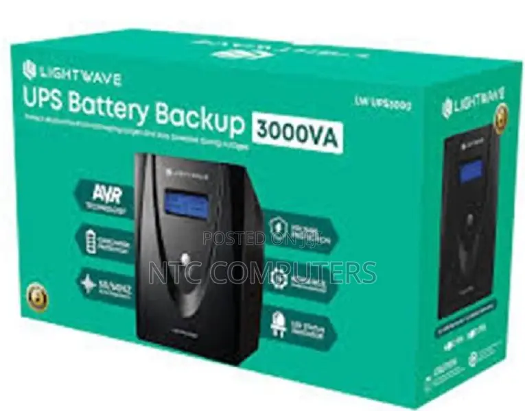 Lightwave Lw 3000va 3 Pin Ups -Lw Ups3000