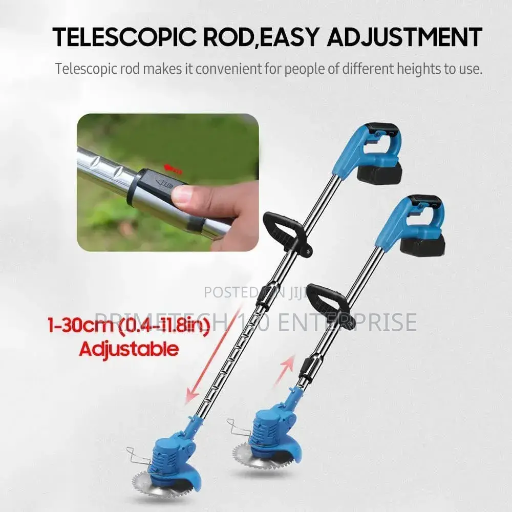 Adjustable Rechargeable Lawn Mower