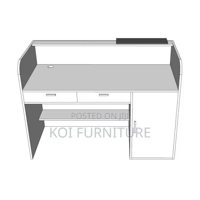 Reception Desk; 1.6 Meters Workplaces Office Wooden Reception Desk