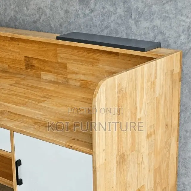 Reception Desk; 1.6 Meters Workplaces Office Wooden Reception Desk