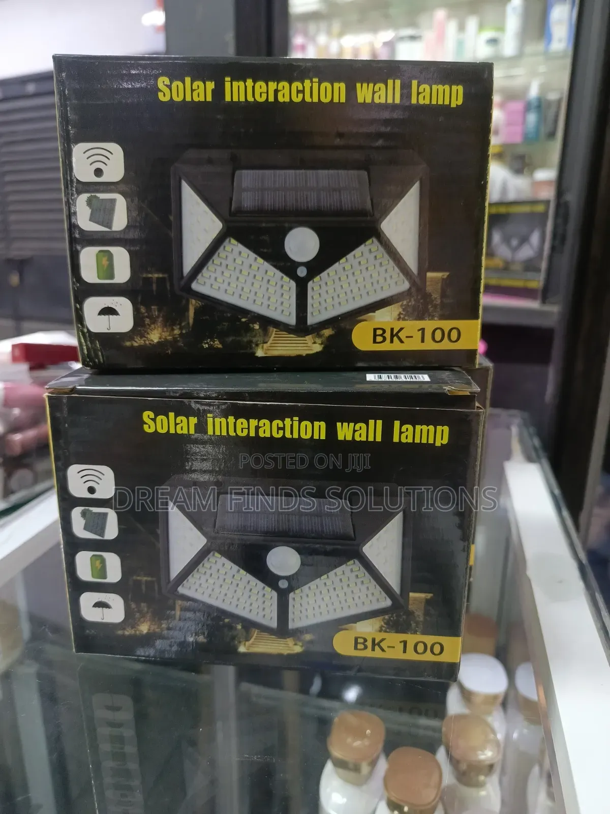 2 Pieces Bk100 Solar Wall Lamp