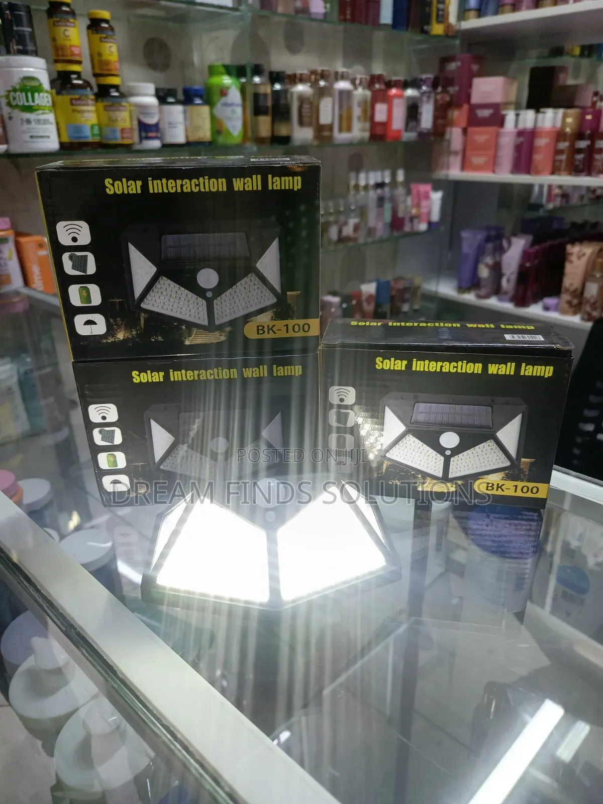 Bk-100 Solar Powered Wireless Security Wall Lamp