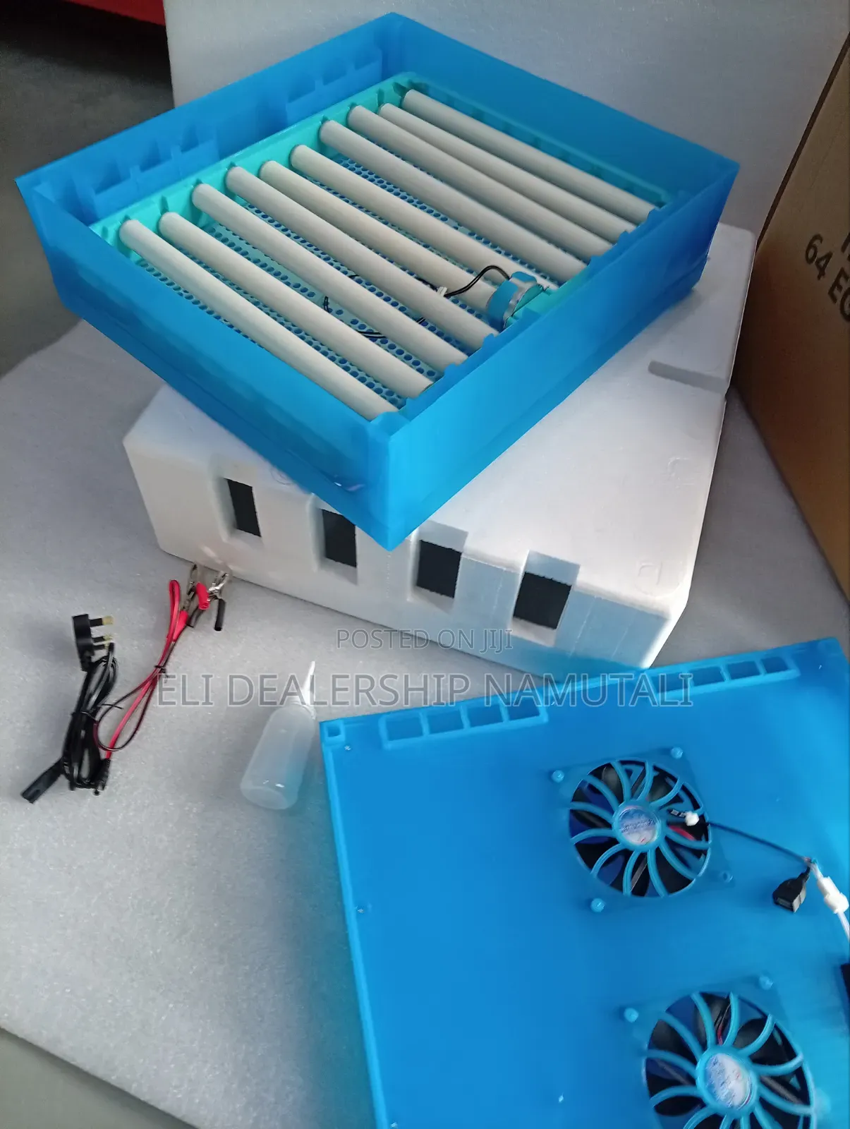 Energy-Efficient 64 Egg Incubator With Dual Power Ac/Dc